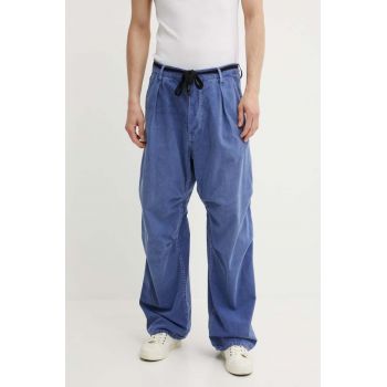 G-Star Raw pantaloni de bumbac drept, D24487-D295