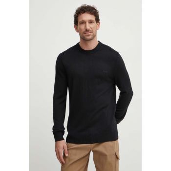 Boss Orange pulover de lana barbati, culoarea negru, light, 50501762