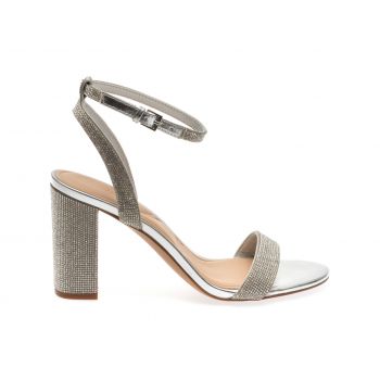 Sandale elegante ALDO argintii, 13773247, din material textil
