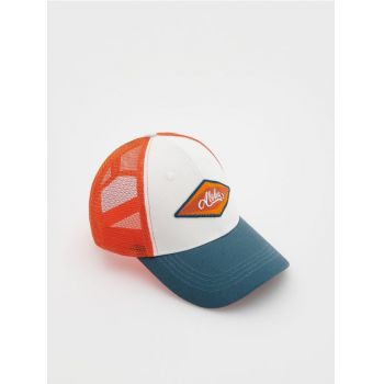 Reserved - Șapcă Trucker cu aplicație - multicolor