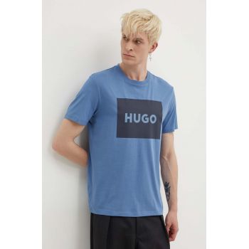 HUGO tricou din bumbac bărbați, cu imprimeu, 50467952