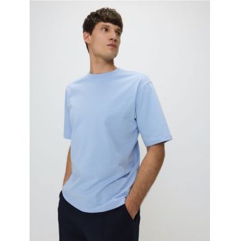 Reserved - Tricou comfort fit - albastru-deschis