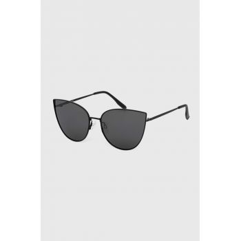 Hawkers ochelari de soare culoarea negru, HA-HALL22BBMP