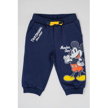 Pantaloni de trening cu imprimeu Mickey Mouse