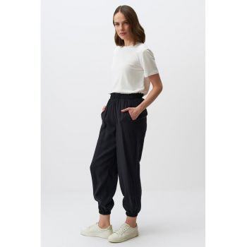 Pantaloni din amestec de modal cu terminatii elastice