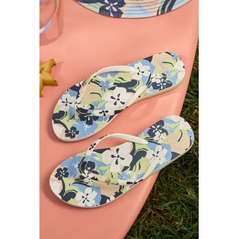 Papuci flip-flop cu talpa cu imprimeu Portofino
