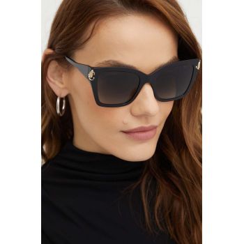 Jimmy Choo ochelari de soare femei, culoarea negru, 0JC5012