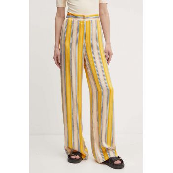 MAX&Co. pantaloni femei, drept, high waist, 2416131015200