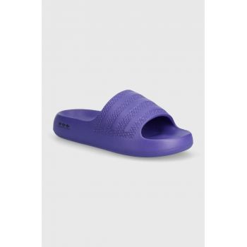 adidas Originals papuci ADILETTE AYOON W femei, culoarea violet, cu platforma, IE5619