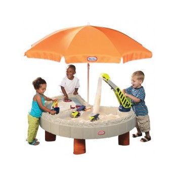 Little Tikes - Masuta cu umbrela pentru apa si nisip