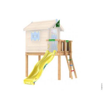 Spatiu de joaca Playhouse platform L tobogan 2,4 - JungleGym de firma original