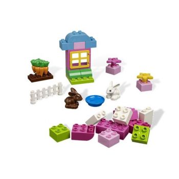 Cutie cuburi roz din seria LEGO DUPLO