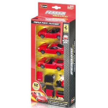 Ferrari Triple Pack Playset