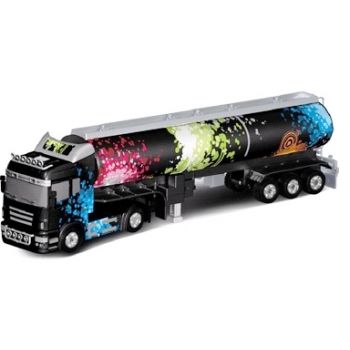 Camion cu semiremorca (0202C) cu Telecomanda, Scara 132 Camion cu semiremorca (0202C) cu Telecomanda, Scara 132