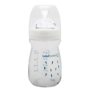 Biberon Sticla 130 ml tetina silicon Biberon Sticla 130 ml tetina silicon