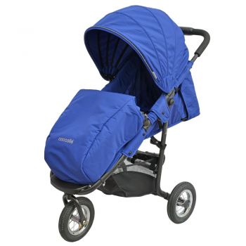 Carucior sport Coccolle Micio cu 3 roti Albastru