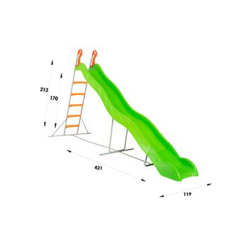 Tobogan 380 cm cu scara Valu la reducere