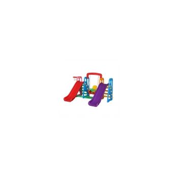 Centru de joaca 4 in 1 Happy Slide Multicolor Million Baby de firma originala