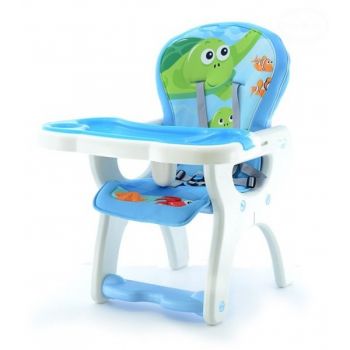 Scaun de masa multifunctional EURObaby HB GY02 Albastru