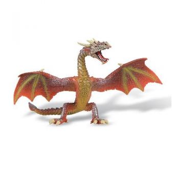 Figurina Bullyland Dragon Rosu