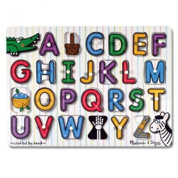 Puzzle din Lemn Melissa & Doug Alfabet Puzzle din Lemn Melissa & Doug Alfabet
