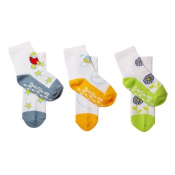 Sosete bumbac 12 - 24m antiderapante