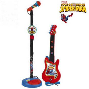 Chitara cu Microfon Spiderman Chitara cu Microfon Spiderman