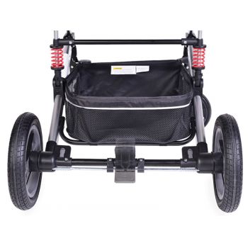 Carucior 2 in 1 cu suspensii Gala Leather Grey