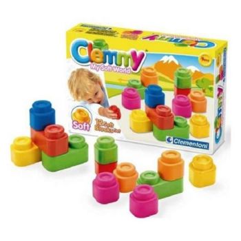 Clementoni - Clemmy - Set de 12 cuburi moi