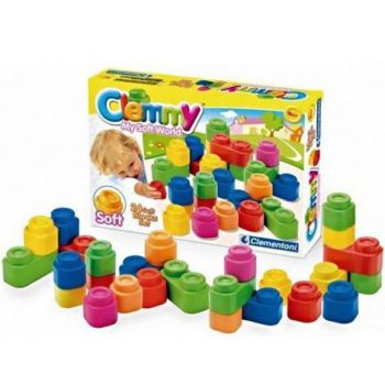 Clementoni - Clemmy - Set de 24 cuburi moi