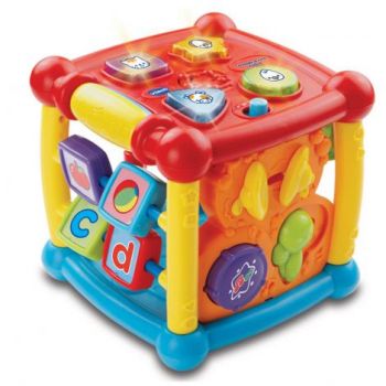 Jucarie interactiva bebelusi vtech cubul magic 150512 la reducere