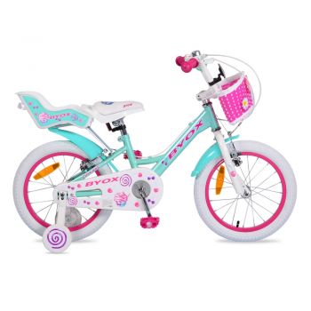 Bicicleta pentru fetite Byox Cupcake 16 inch de firma originala