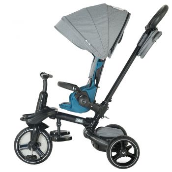 Tricicleta multifunctionala si pliabila Coccolle Alto Blue Tricicleta multifunctionala si pliabila Coccolle Alto Blue