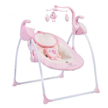 Leagan electric cu conectare la priza Sweet Star+ Pink ieftin