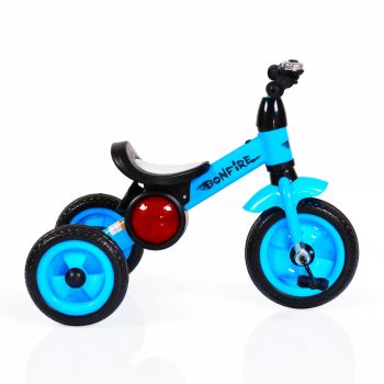 Tricicleta cu roti din cauciuc Byox Bonfire Blue ieftina