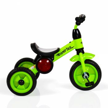 Tricicleta cu roti din cauciuc Byox Bonfire Green ieftina