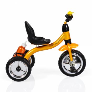 Tricicleta cu roti din cauciuc Byox Cavalier Gold ieftina