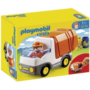 Set de Constructie 1.2.3 Playmobil - Camion Deseuri