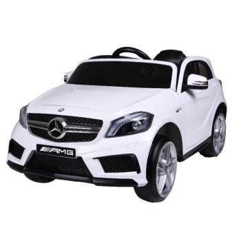 Masinuta electrica cu roti din cauciuc Mercedes Benz A45 AMG SUV White