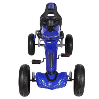 Kart cu pedale Go Kart Extreme Blue de firma original