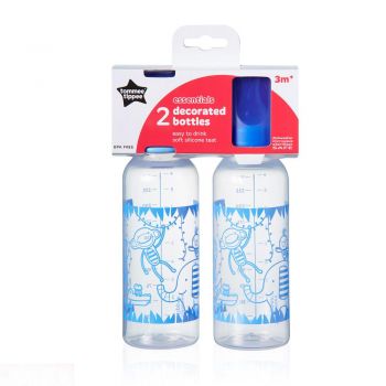 Biberon Basics Tommee Tippee 2 buc 250 ml Albastru de firma original