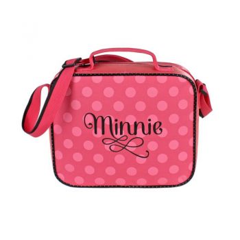 Geanta de pranz cu recipiente colectia Minnie Mouse dantela de firma originale