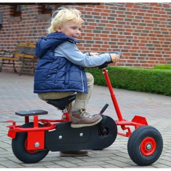 Tricicleta cu pedale Dino Cars Baby rosu de firma original