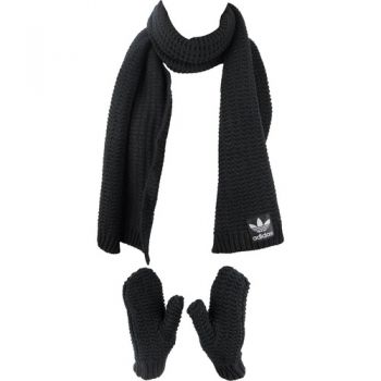 Set fular si manusi femei adidas Originals ScarfGlove AB2992 la reducere