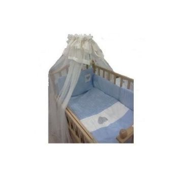 Lenjerie de pat nino 2- cuoricini blue