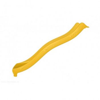 Tobogan pentru copii, 2.2 m, Yulvo, HDPE, galben, KBT