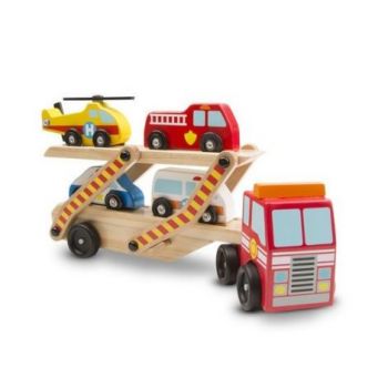 Transportor cu vehicule de urgenta Melissa and Doug