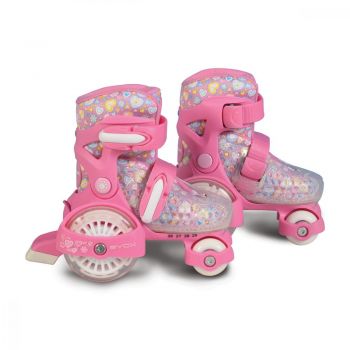 Patine cu rotile Little Beetle Pinky Girl XS 26-29