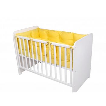 Set protectii laterale pentru pat 4 piese 60 x 120 cm Yellow