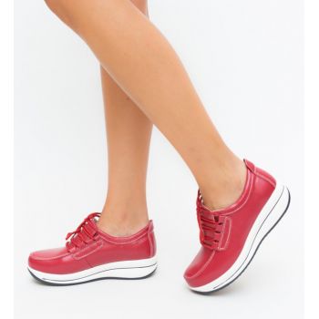 Pantofi Casual Ronto Rosii